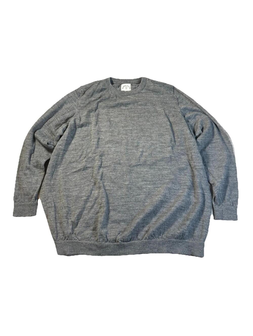 Kirrin Finch Sweater Women’s 3XL Gray Wool Nylon Elbow Pads Preppy Knit Pullover